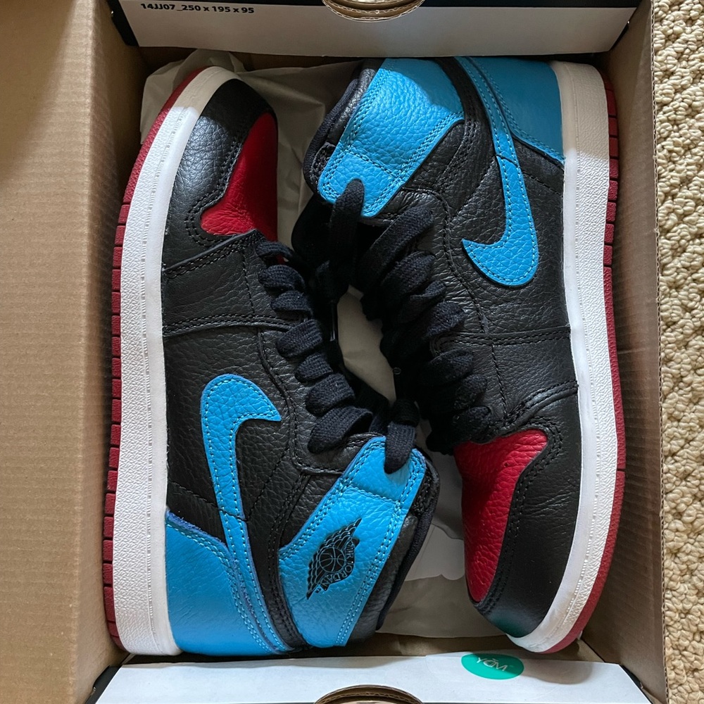 Jordan Kids Sneakers Black Red Blue